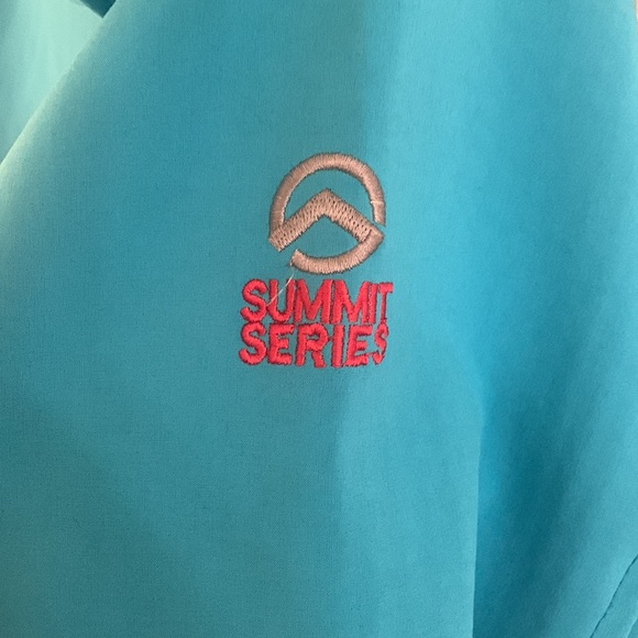 The north face windstopper summit series aqua hooded jacket size XL - Picture 4 of 11